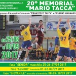 Pallamano Cassano, 20° Memorial M. Tacca: IL PROGRAMMA