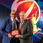 Sandro Galleani premiato alla presentazione del campionato