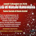 Il Natale giallorosso: l’Antoniana fa festa al teatro Sociale di Busto Arsizio