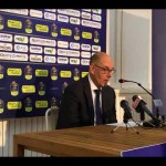 La sala stampa. Caja:”Mancate alternative nel finale”