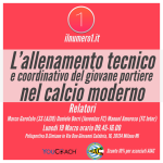 L’allenamento del giovane portiere, iscrizioni aperte al seminario