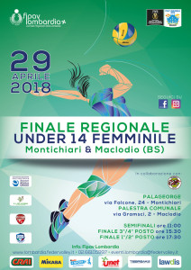 locandina finali regionali U14F 2018