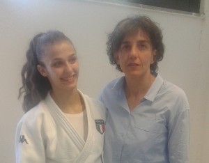 Alessia Tedeschi e Cinzia Cavazzuti judo
