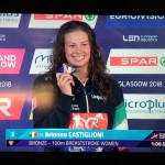 arianna castiglioni bronzo europei 100 rana