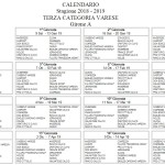 Ecco il calendario: Malnatese in casa, Casbeno in trasferta