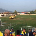 Malore all’arbitro: a Cuvio arriva l’elisoccorso