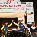 Simone Miele sul podio al Rally Trofeo Aci Como