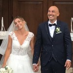 Nozze biancorosse: Giulia ed Enzo sposi