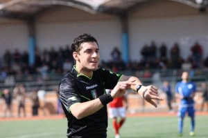 arbitro Emanuele Frascaro di Firenze