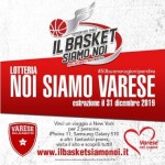 Al via la Lotteria “Noi Siamo Varese”, il regalo di Natale per Pallacanestro Varese