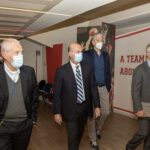 Il numero 1 del basket italiano, Umberto Gandini in visita alla Pallacanestro Varese: “Presto qui per una partita”