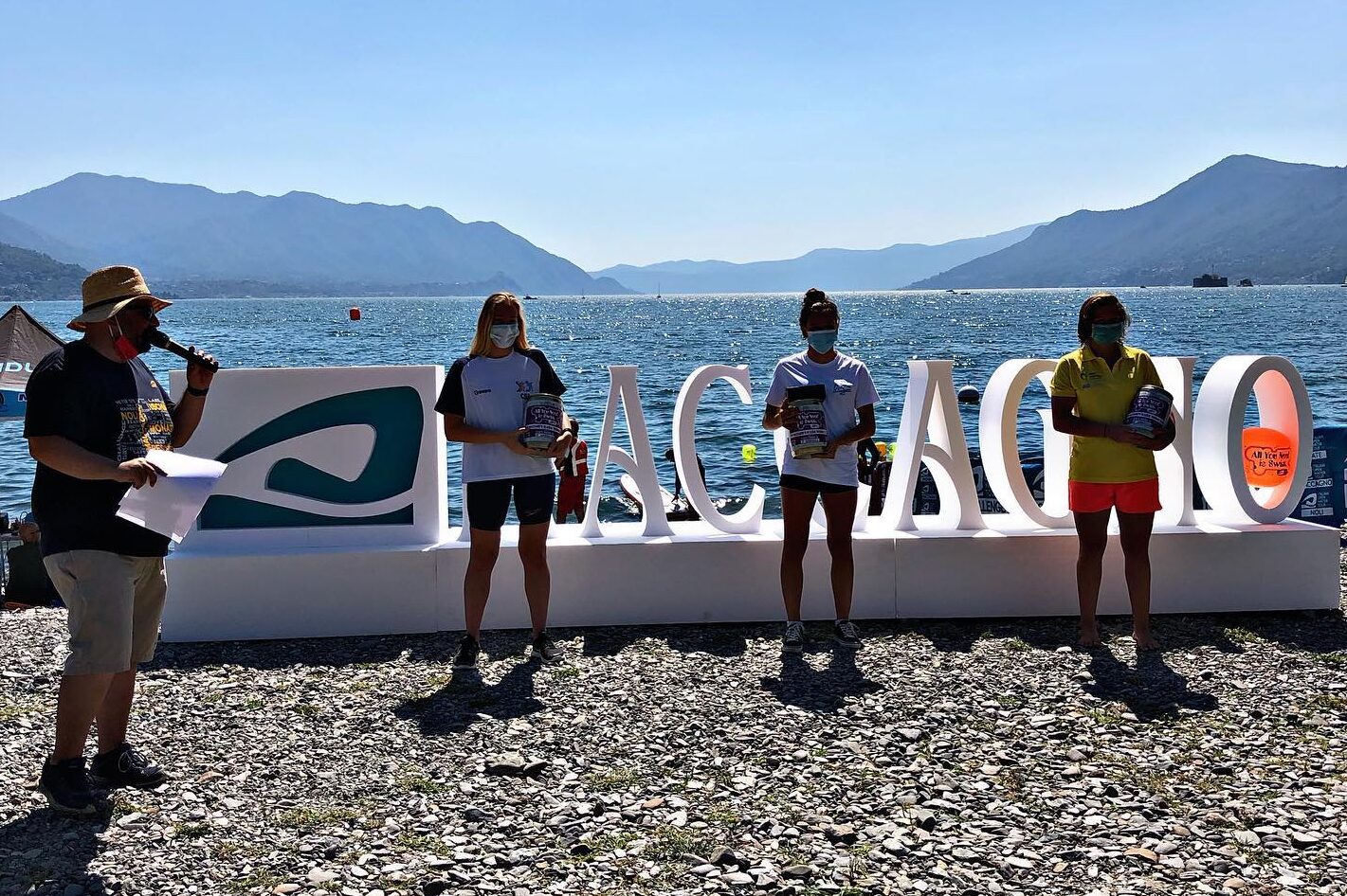 Traversata Italian Open Water Tour sul Lago di Monate - Le foto