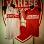 Pallacanestro Varese, nuove maglie accattivanti con la V di Varese