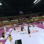 Un drone vola sulla UYBA e sull’e-work arena a Busto Arsizio