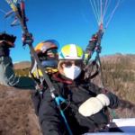 #PlanetFilExperience, la provincia di Varese protagonista con Filippa Lagerback… sul parapendio