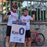 Daniele Riccardo e Graziano Gallusi in tandem per la storia: comincia l’Everesting sul Campo dei Fiori