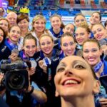 Gemma Galli in vasca a Barcellona con l’Italia per le qualificazioni olimpiche di nuoto sincronizzato