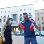 In piazza Monte Grappa con coach Vertemati, le FOTO
