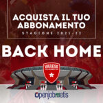 La Pallacanestro Varese vuole il pubblico sugli spalti. Back Home: lanciata la campagna abbonamenti