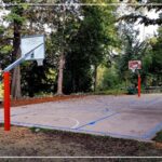 Un campetto da minibasket ai Giardini Estensi