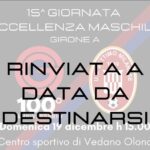 Il Covid blocca ancora il Gavirate, rinviata la gara di domenica