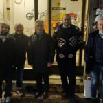 Un big delle due ruote in visita al Presepe del Ciclismo