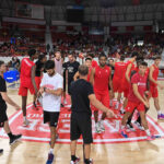L’allenamento a porte aperte della Pallacanestro Varese – in foto