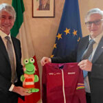 Roma, Andrea Abodi riceve Mario Minervino: “Grazie alla Cycling Sport Promotion per l’impegno”