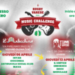 Rugby Varese Music Challenge: il programma delle fasi eliminatorie