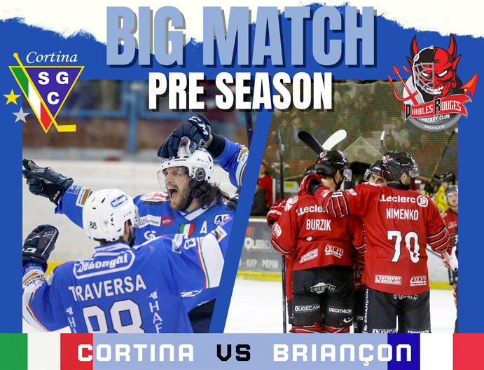 Il 6 settembre è Italia-Francia all’Acinque Ice Arena