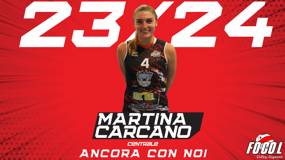 FoCoL Legnano – Martina Carcano completa il reparto centrali: “Cercheremo di alzare l’asticella”