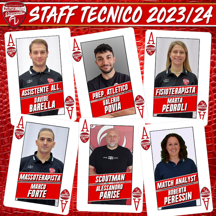 Futura Volley: ecco lo staff tecnico a supporto di coach Amadio