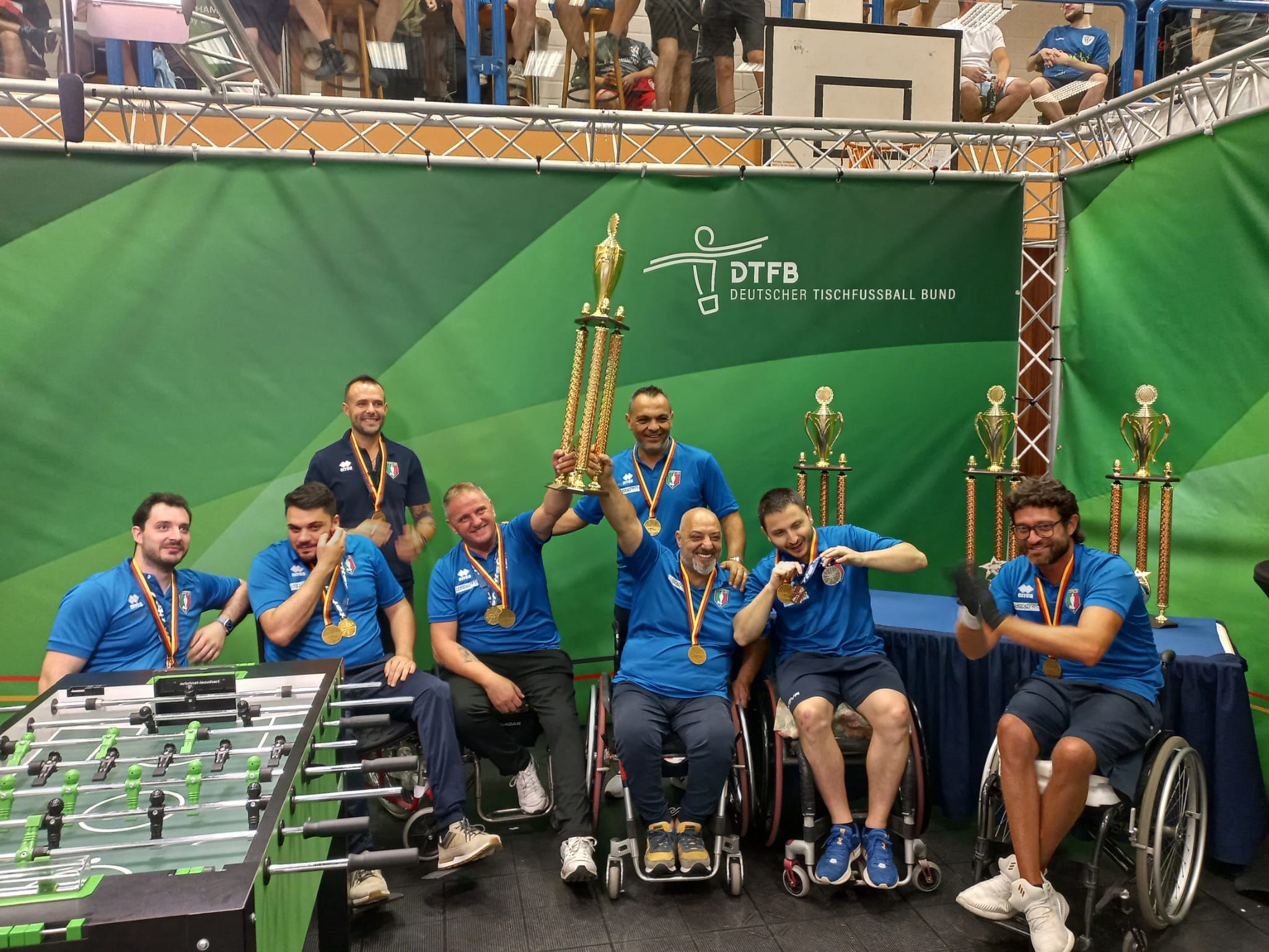 Calcio Balilla Paralimpico – Dominio italiano alla World Series. Bonanno: “Miglior prestazione di sempre”