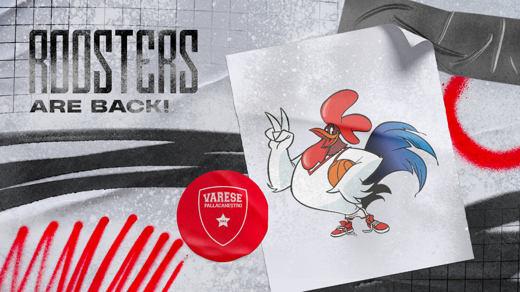 Roosters are back: la Pallacanestro Varese riabbraccia il marchio dello Scudetto della Stella