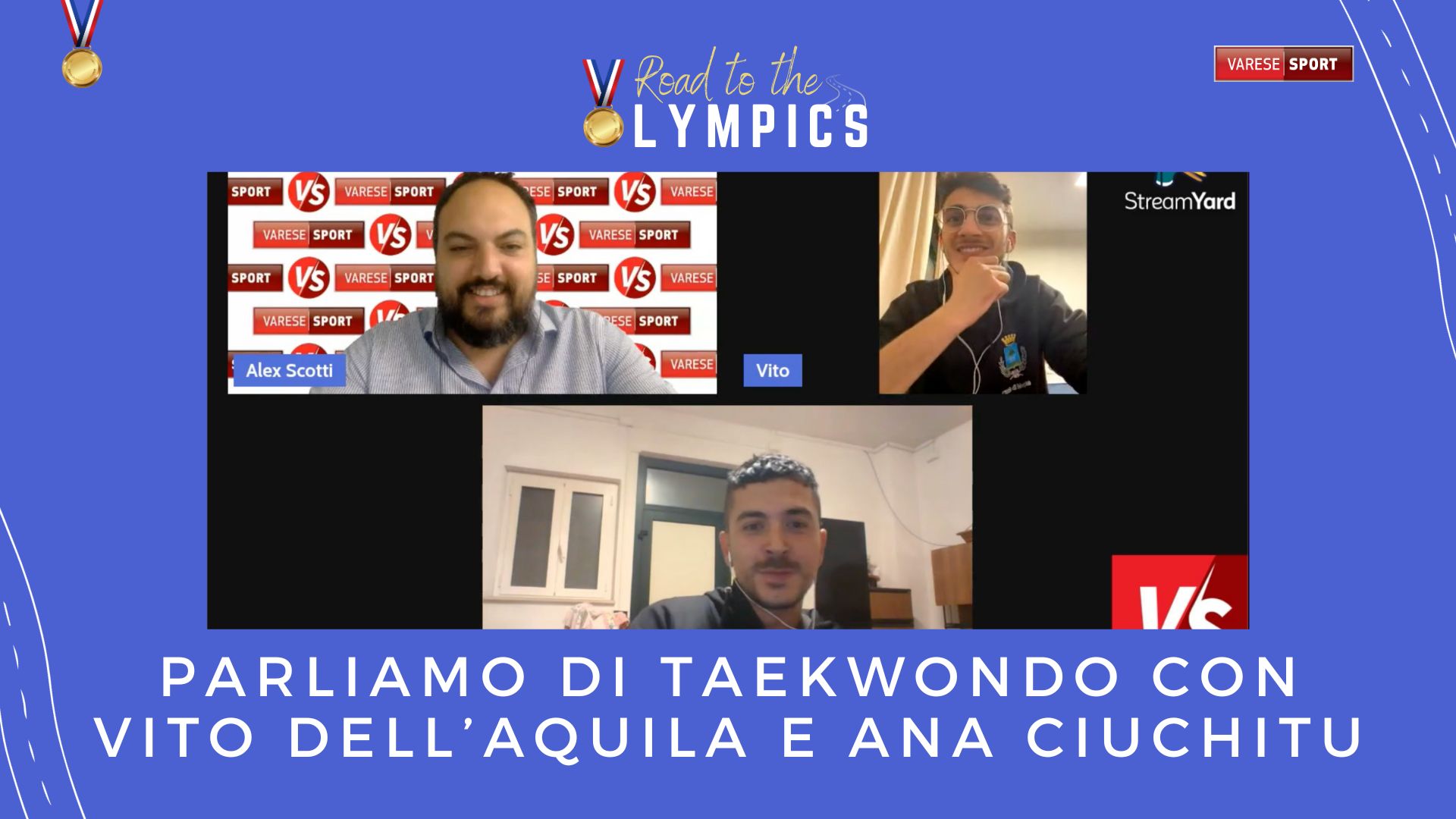 Road to the Olympics, quarta puntata dedicata al taekwondo con Vito Dell’Aquila e Ana Ciuchitu