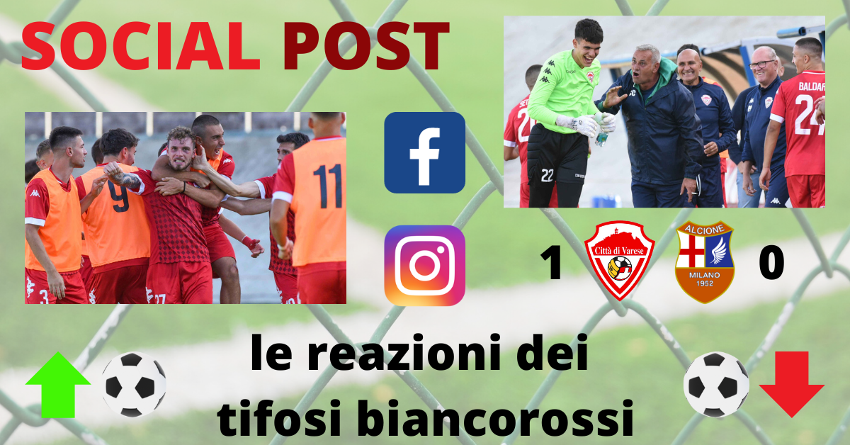 I social post Varese-Alcione, entusiamo biancorosso ma…: “Non basta commentare, bisogna venire allo stadio”
