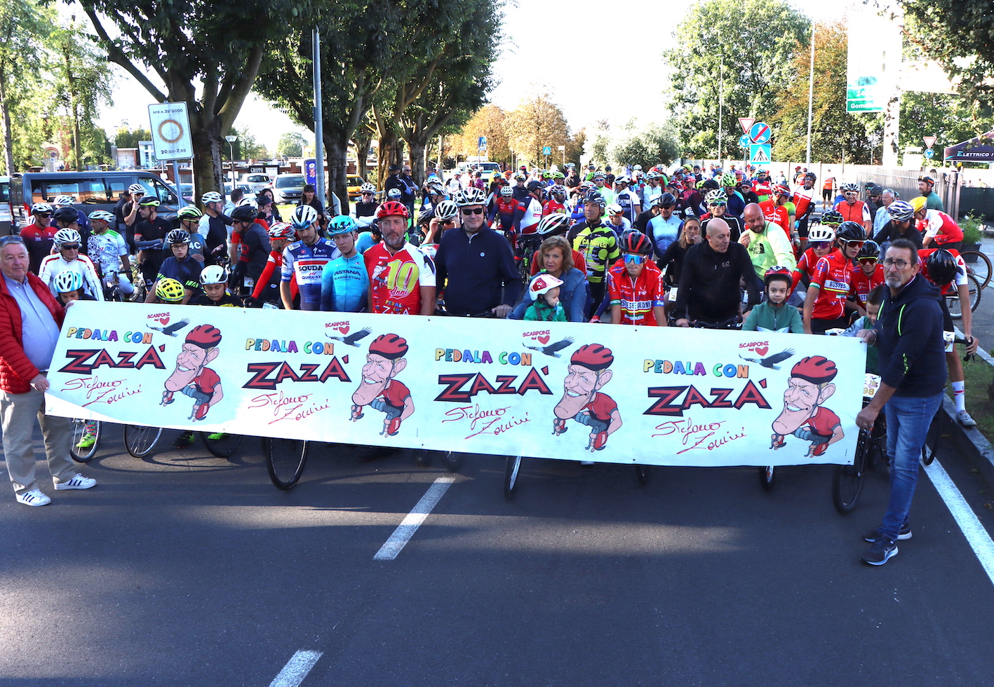 In 300 per festeggiare i 10 anni della “Pedala con Zazà”
