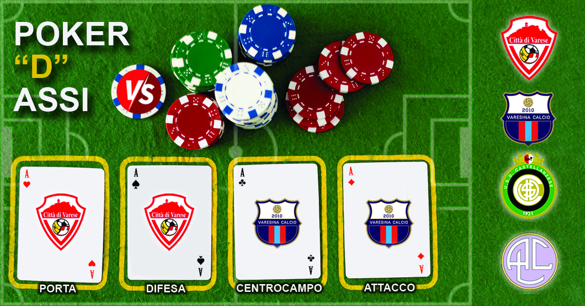 Poker “D” Assi – Testa a testa Varese-Varesina, ma è solo doppia coppia