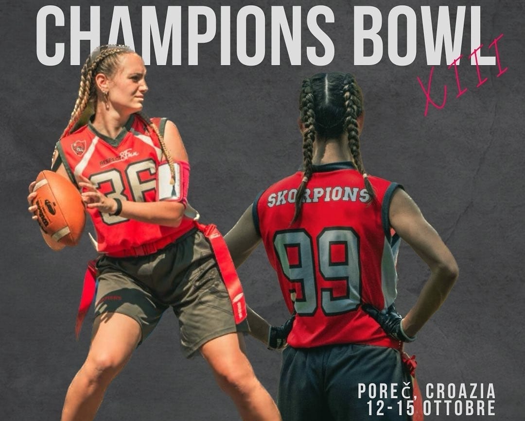 Flag Femminile – Skorpions protagoniste al Champions Bowl in Croazia