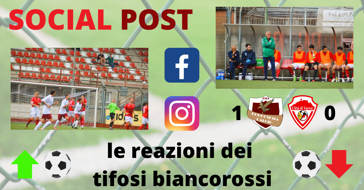 I social post Borgosesia-Varese: “Un film dell’orrore, siamo punto a capo. Costruite una squadra per vincere”