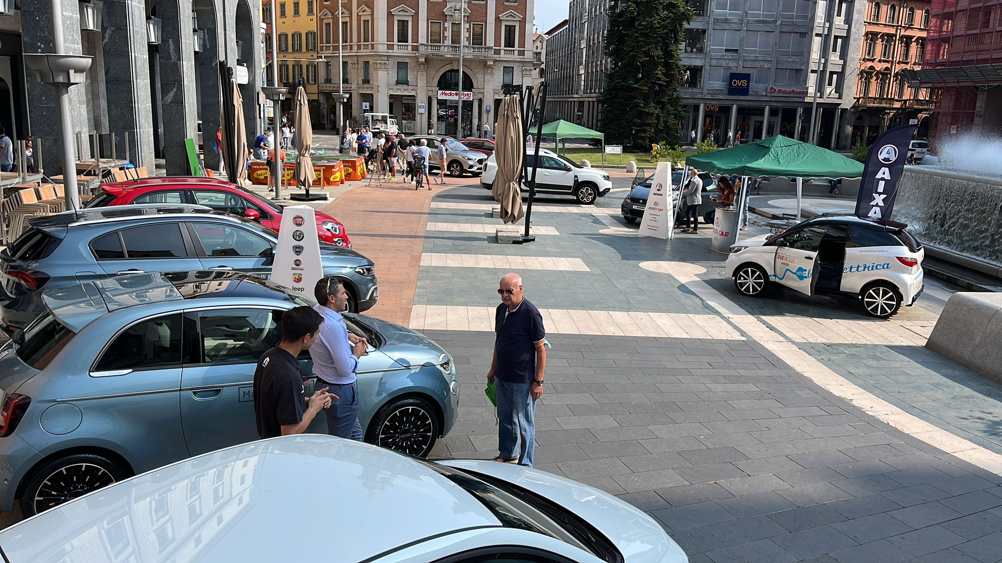 Varese Green Motors invade Piazza Monte Grappa: mobilità e sostenibilità ambientale al centro del progetto