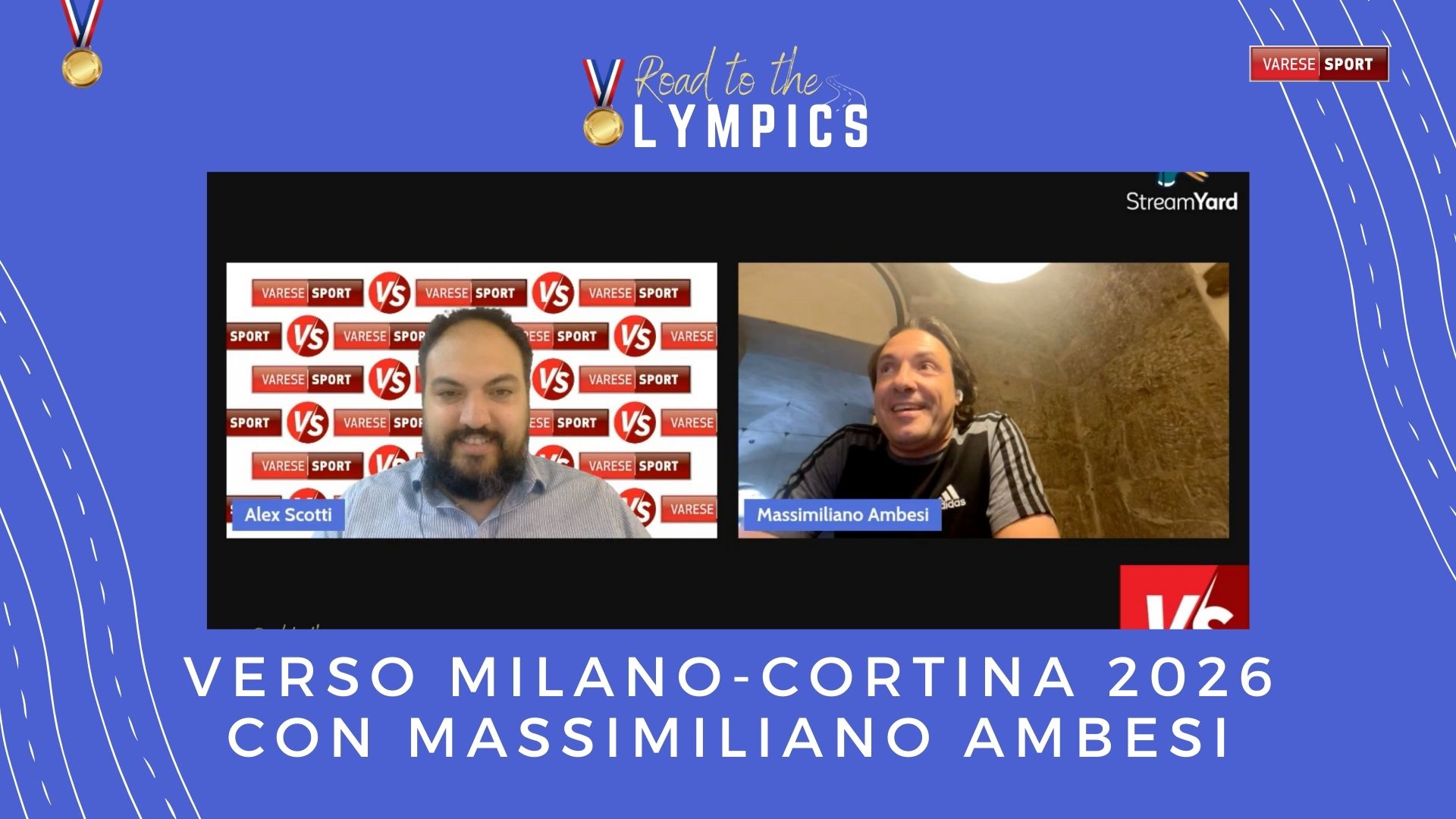 Road to the Olympics, verso Milano-Cortina 2026 con Massimiliano Ambesi: “Obiettivo 20 medaglie”