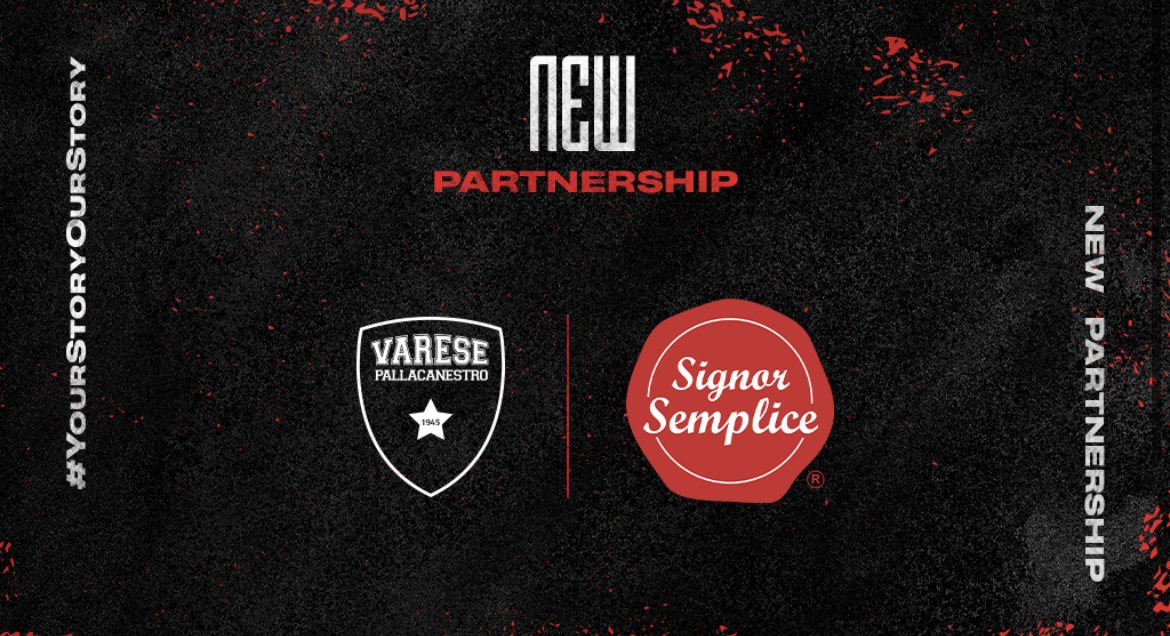 Pallacanestro Varese: accordo biennale con Semplice Food Srl