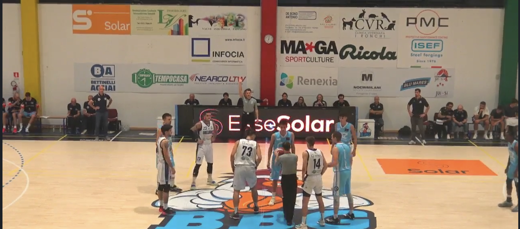 Saronno espugna Gallarate 73-80. Lo sfogo di Valentino nel post partita