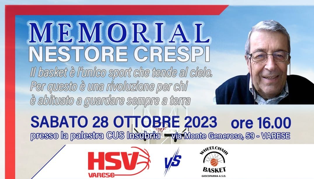 L’HS Varese ricorda Nestore Crespi