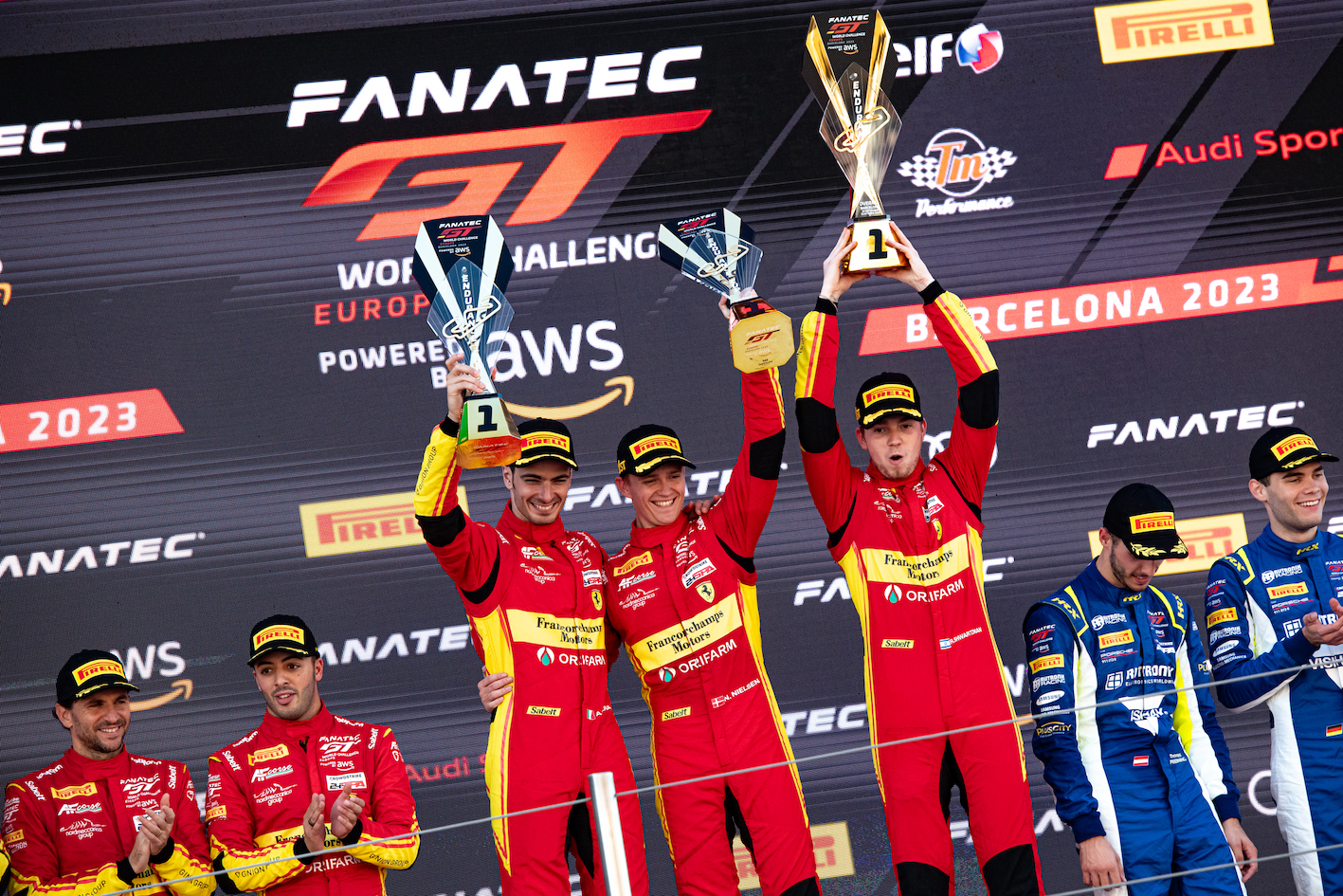 Pole e trionfo per Rovera e la Ferrari 296 GT3 a Barcellona nel GTWC