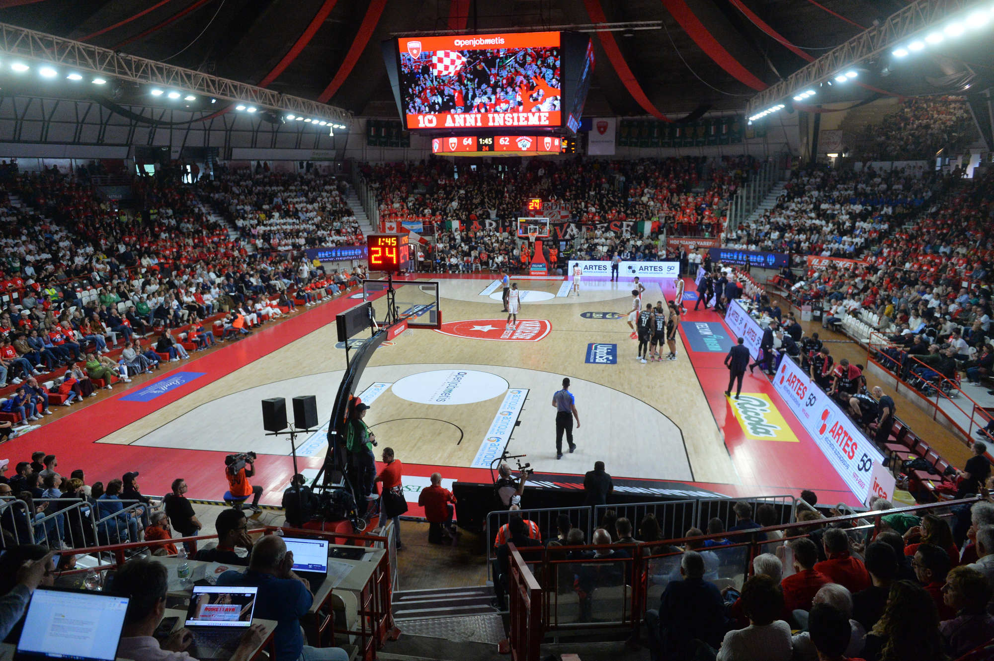 Pallacanestro Varese – Contro Treviso un’altra multa: il totale annuale supera quota 15.000€