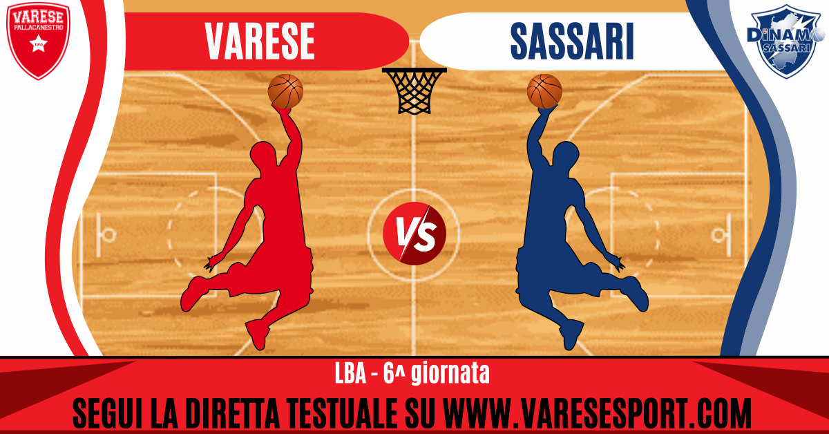 06_diretta testuale Pallacanestro Varese-Sassari