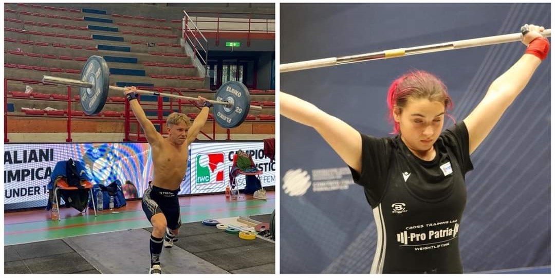 Pesistica Olimpica – Doppio prestigioso piazzamento alle Finali U15 per la sezione Weightlifting di Campus Pro Patria Judo