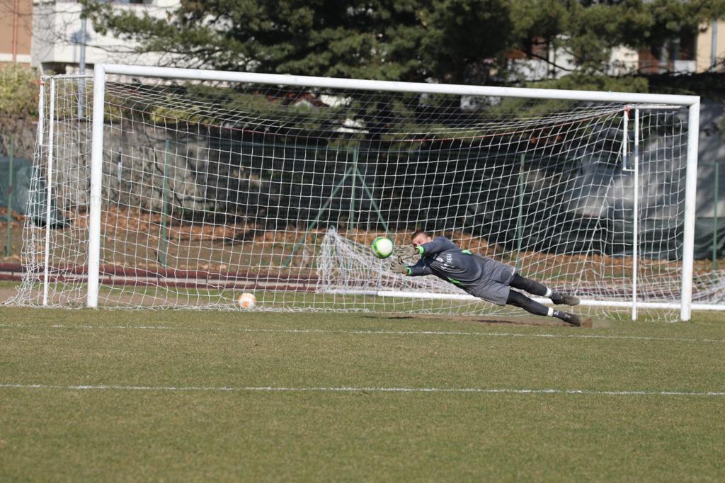 Olimpia, Mattioni: “Portiere meno battuto? Merito di tutti. Testa al Morazzone, viviamo per queste partite”